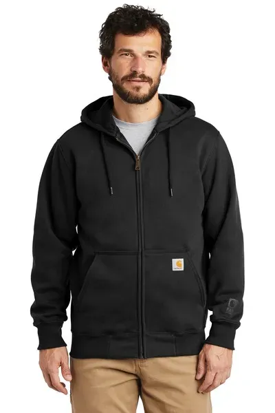 Carhartt Rain Defender Paxton Heavyweight Hooded Zip-Front Sweatshirt. CT100614