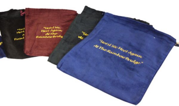 Velvet Cremains Bag Dual Drawstrings 10_pack
