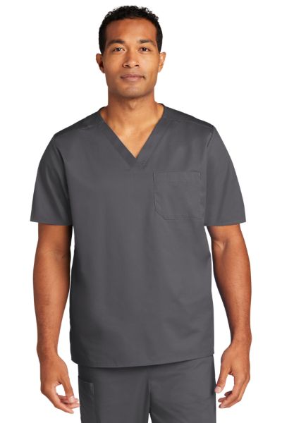 WonderWink Unisex WorkFlex Chest Pocket V-Neck Top WW3160