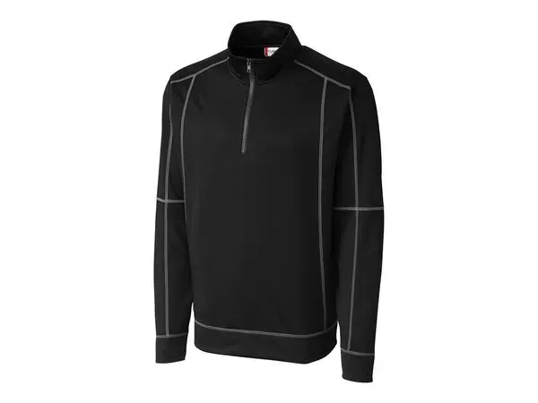 Clique Helsa Performance Mens Half Zip Pullover Sweatshirt
