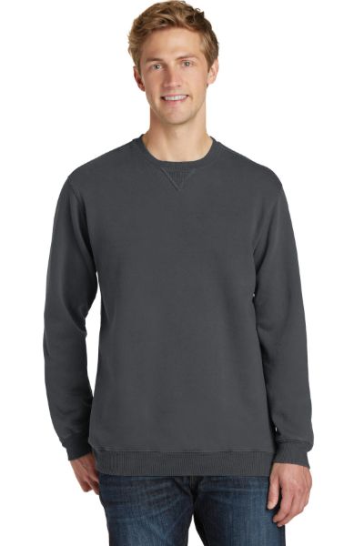 Port & Company Beach Wash Garment-Dyed Crewneck Sweatshirt PC098
