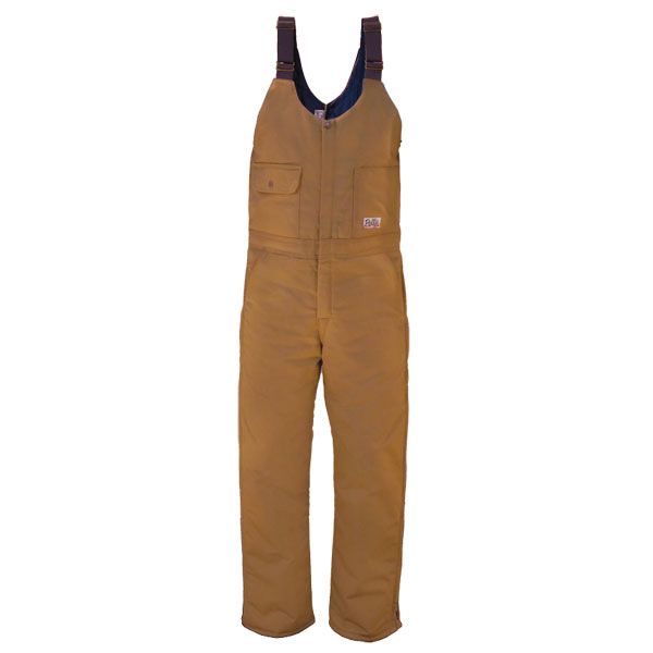 12 oz Duck Insulated Bibs - knee zips