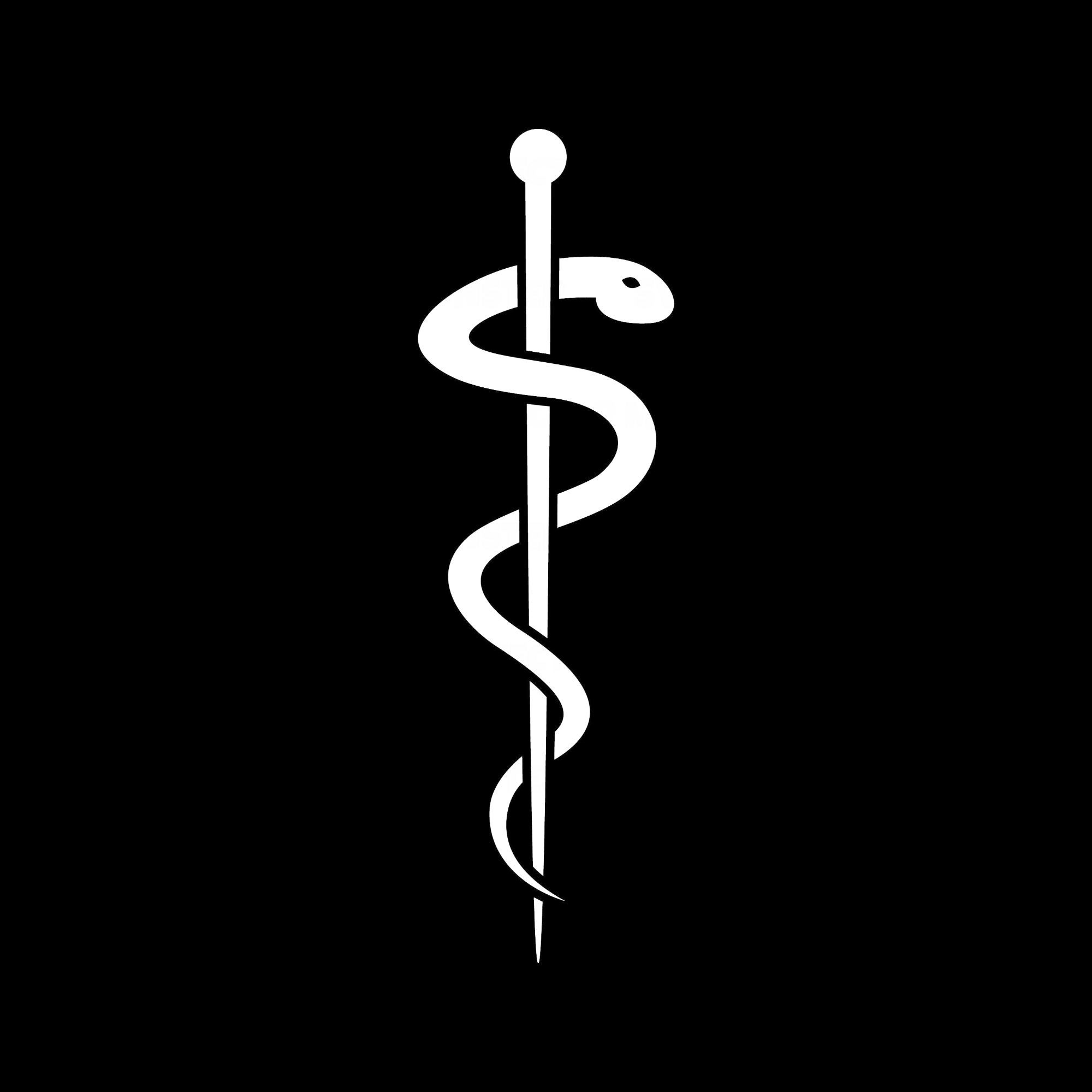 Rod of Asclepius - White [+$5.00]