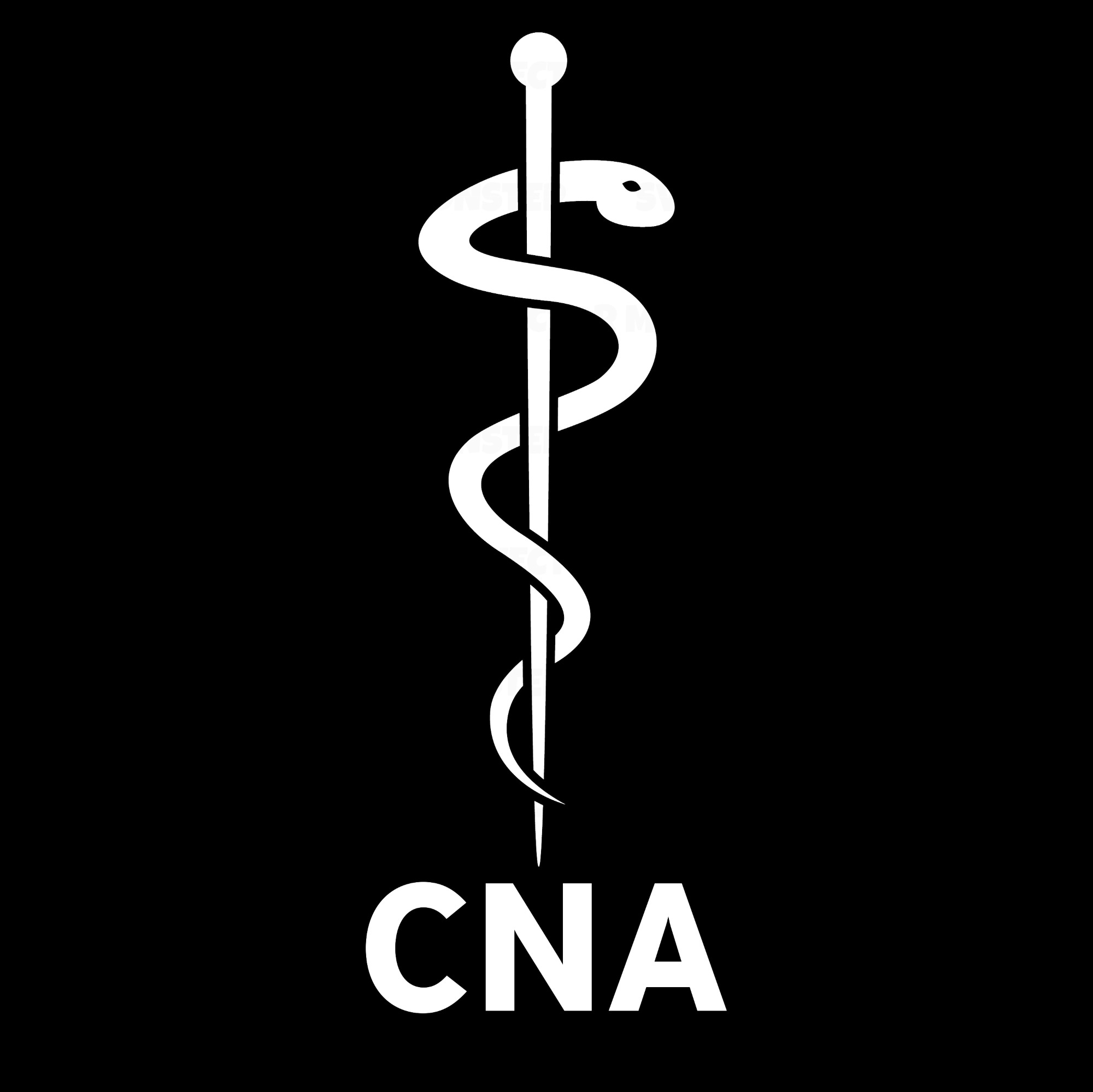 Rod of Asclepius - CNA (White) [+$5.00]