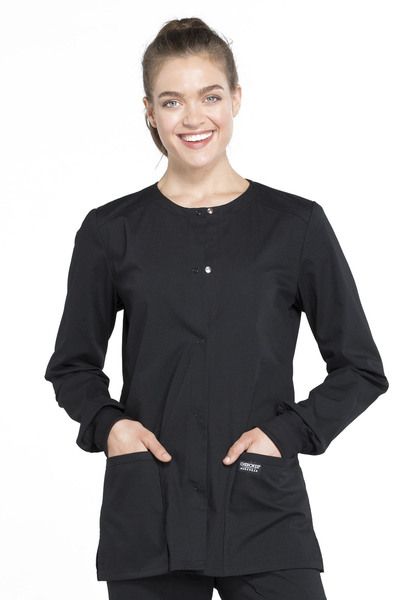 Cherokee Workwear Snap Front Jacket