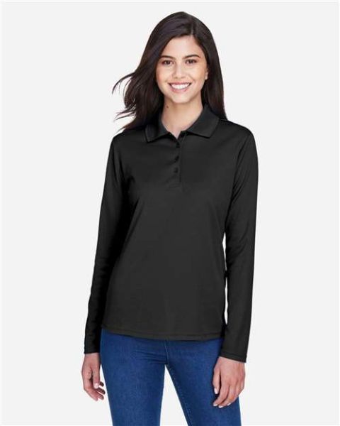 Women's Pinnacle Performance Long Sleeve Pique Polo - 78192