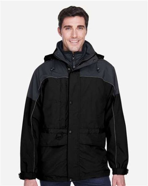Men's 3-in-1 Two-Tone Parka - 88006
