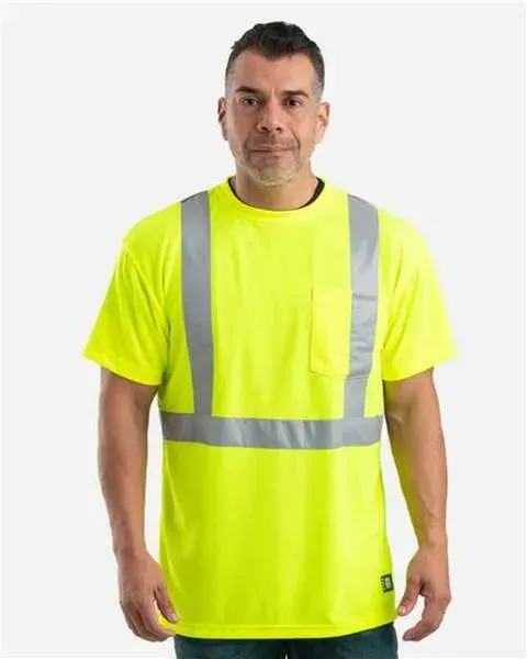 Men's Hi-Vis Class 2 Performance Pocket T-Shirt - HVK012