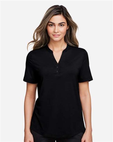 Women's JAQ Snap-Up Stretch Performance Polo - NE100W