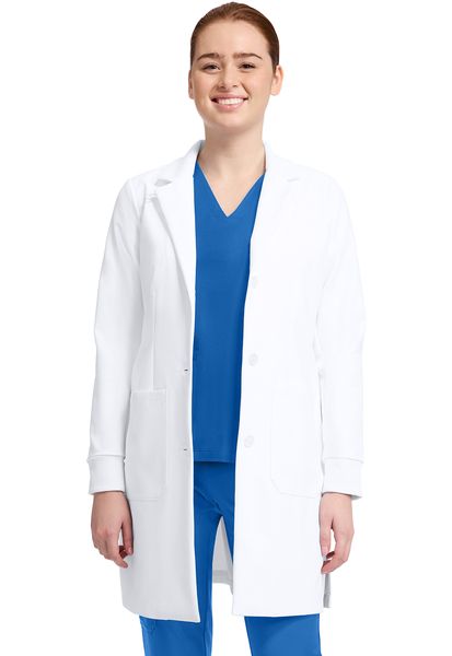 Womens 6-Pocket Dental Lab Coat HH405