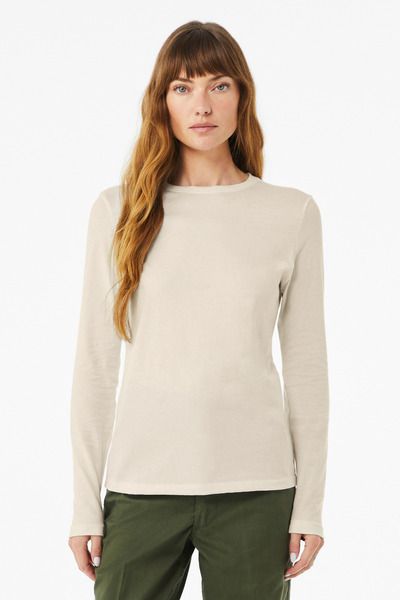 BELLA+CANVAS Women's Jersey Long Sleeve Tee BC6500