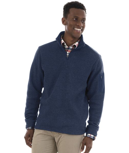 Charles River M's Heathered Fleece Pullover 9312