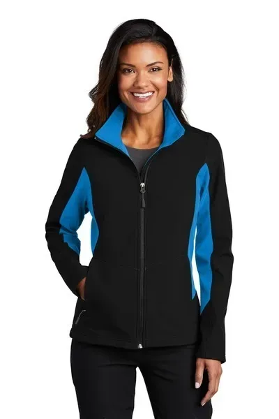 Port Authority Ladies Core Colorblock Soft Shell Jacket. L318