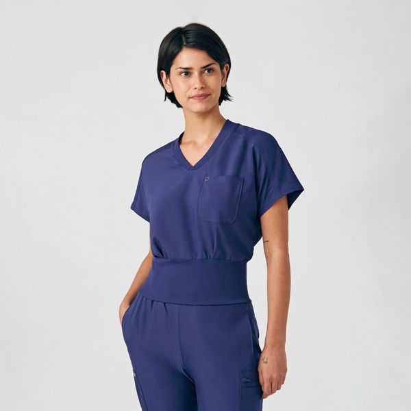 Landau Forward Women's 2-Pocket V-Neck Scrub Top LT123