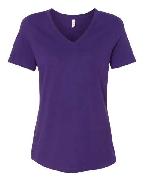 Women's Relaxed Jersey V-Neck Tee - 6405