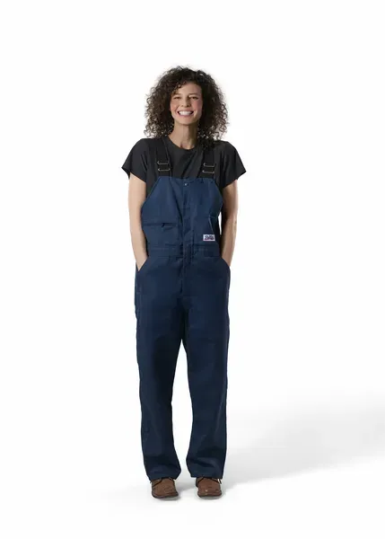 Pella Women's Navy Twill Bib (Unlined)