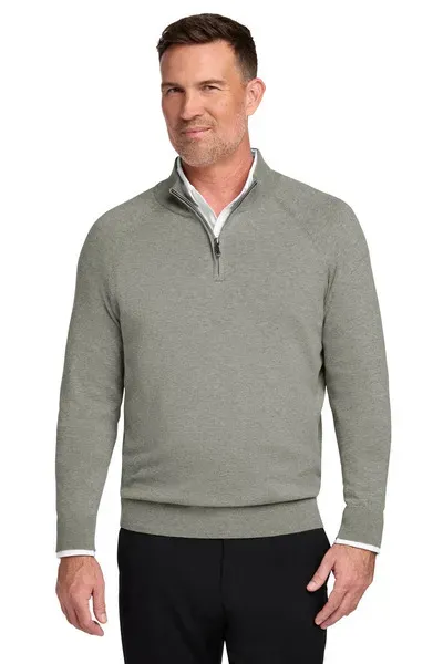 Brooks Brothers Cotton Stretch 1/4-Zip Sweater BB18402