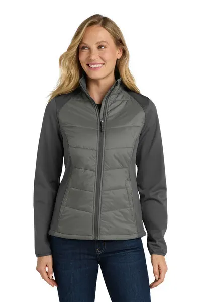 Port Authority Ladies Hybrid Soft Shell Jacket. L787